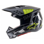 Alpinestars Cross MC Helmet S-M5 Rover Black /Cinza /Gulfluo