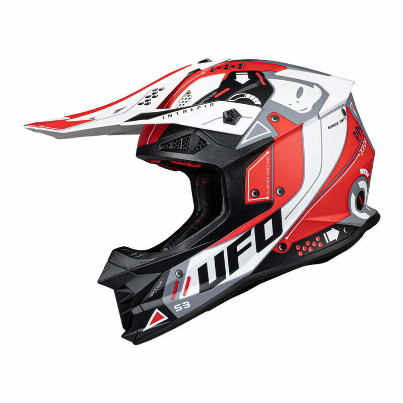 OVNI Cross MC Capacete MC Intrepid Red /White