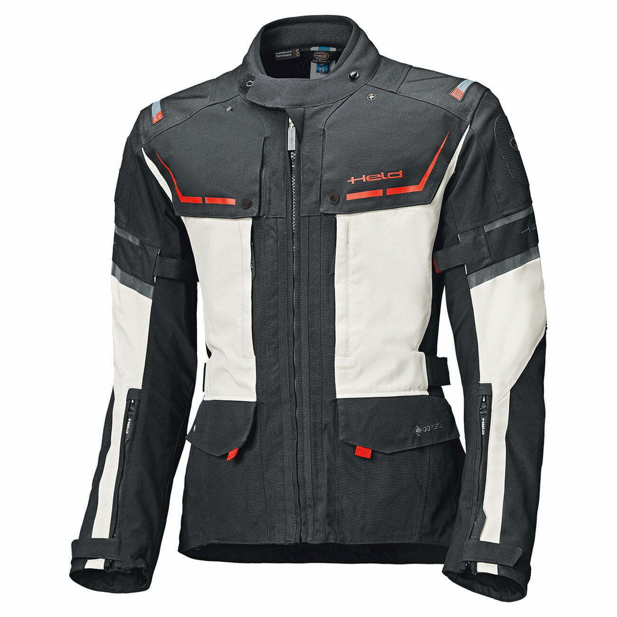 Held Gore-Tex® Textile MC Jacket Karakum Top Black /Gray